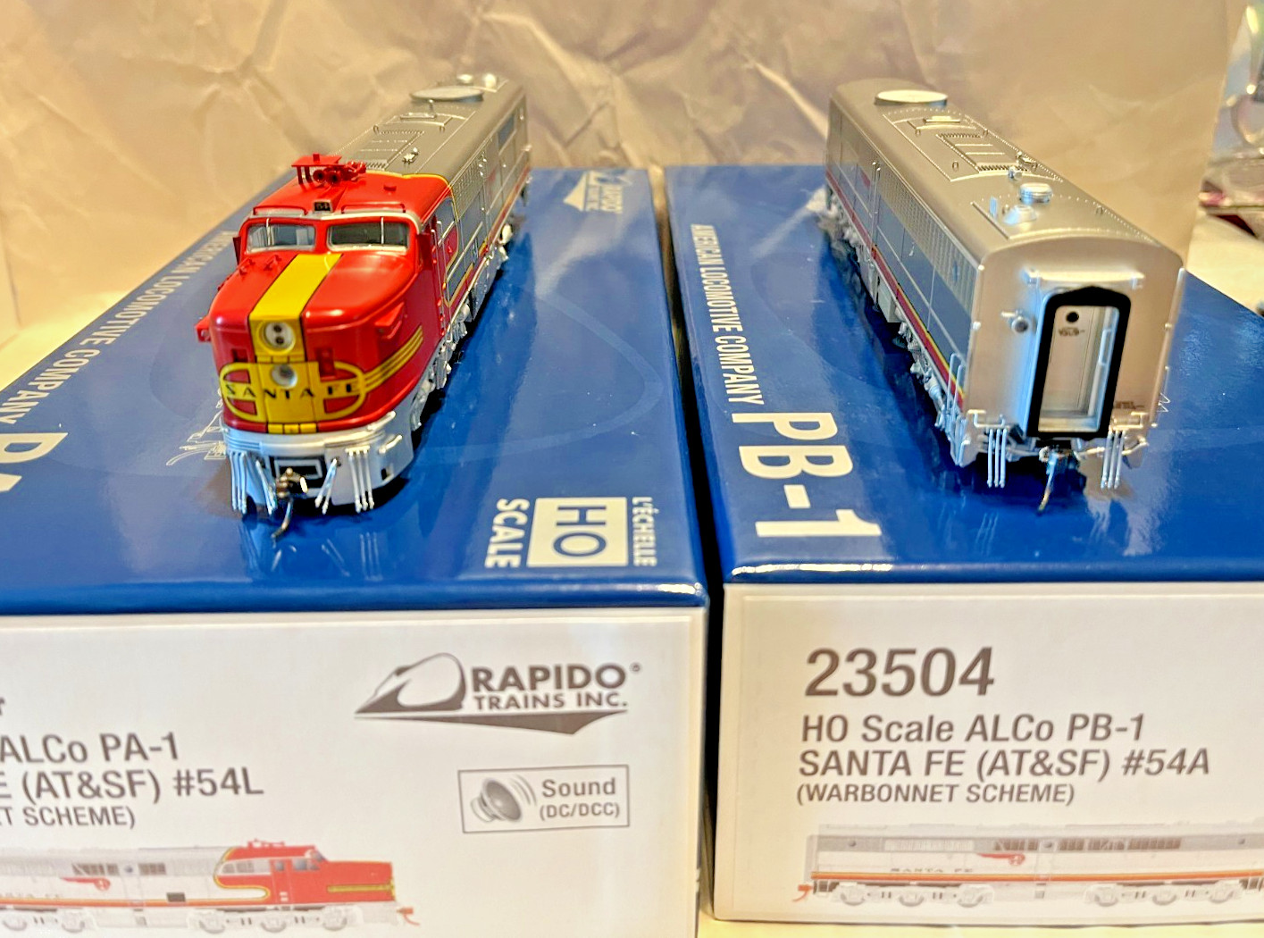 Rapido HO Scale Santa Fe ATSF Alco PA-1  / PB-1 DCC-Lok Sound 5