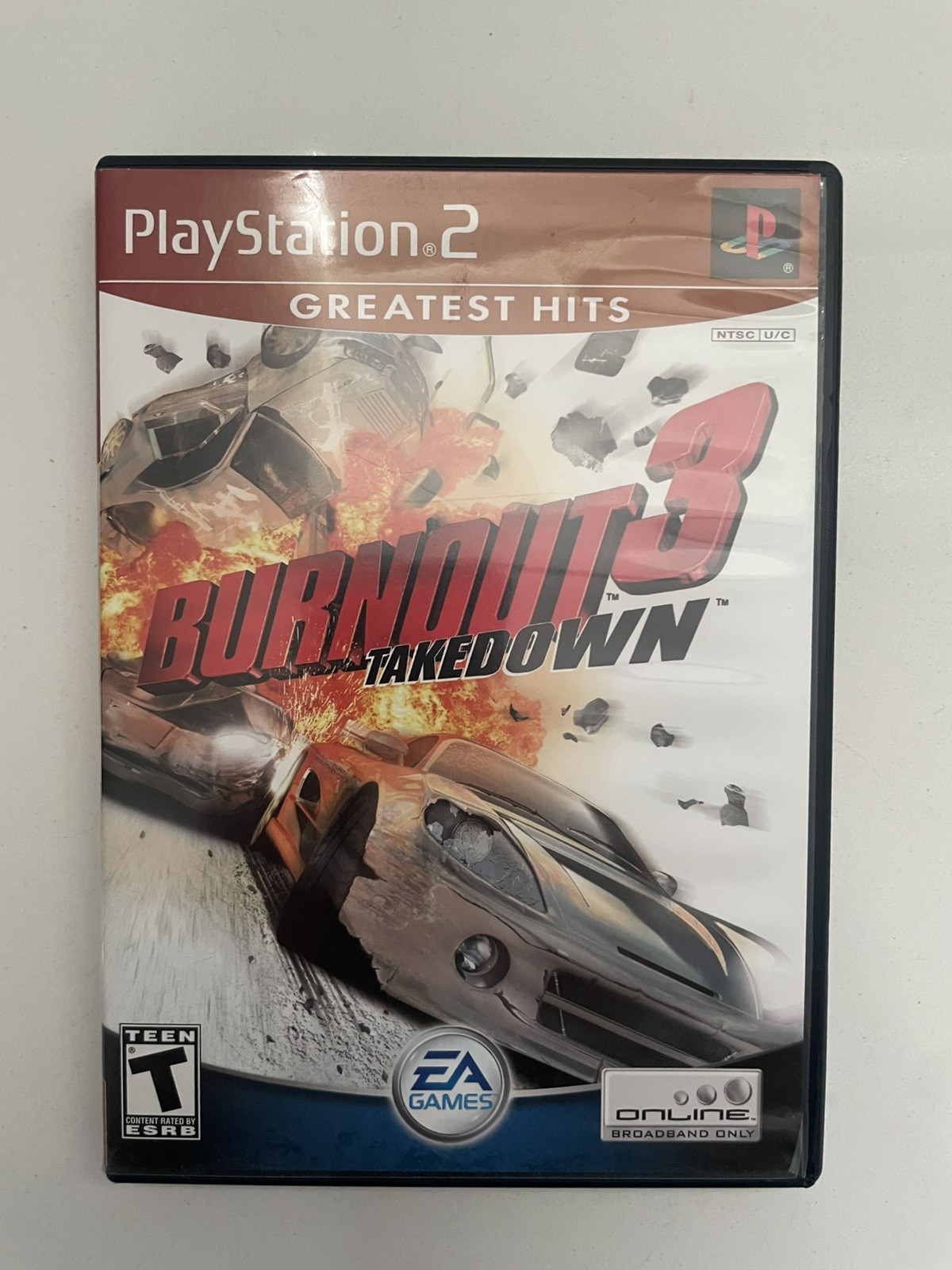 Burnout 3: takedown playstation 2 ps2 - cib complete - tested working