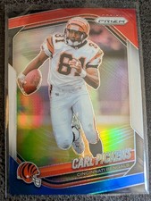 2025 Panini-Prizm Football Carl Pickens Red , White & Blue Prizm #152