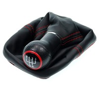 Schaltsack Naht ROT Schaltknauf FüR VW Golf 4 IV VW Bora Rahmen 23Mm 5 Gang