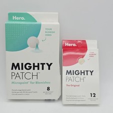 2x Hero Mighty Patch Micropoint Original Hydrocolloid Acne Pimple Patches
