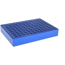 Compact 96-Well PCR Cooling Block - Long-Lasting Temperature Control, Aluminum