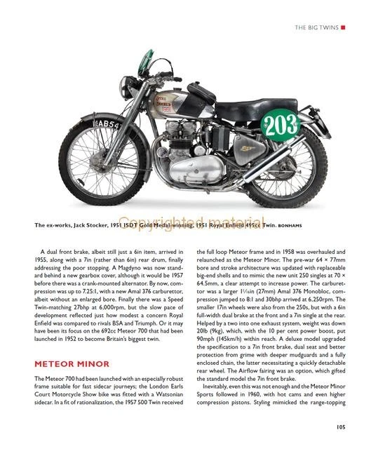 Royal Enfield Bullet Clipper Continental Constellation Crusader Electra Ensign Foto 2 de 4