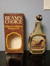Beam's Choice Vintage Collector's Edition Vol. XII Empty Decanter w/ Orig. Box