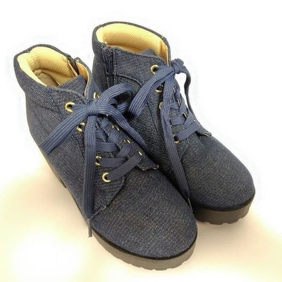 【Rip the Swell】 Denim Shoes  Women Size 6.5 US  Casual Sneakers Navy Blue