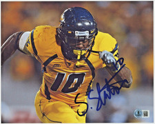 Steve Slaton Signed Autographed 8x10 Photo Picture Beckett COA West Virginia HOF