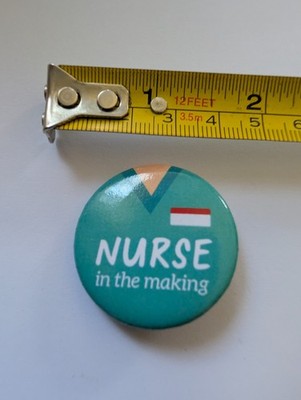 Vintage Pin Pinback Button Nurse In The Making Nursing School College Hospital