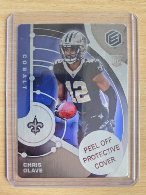 2022 Panini Elements Chris Olave New Orleans Saints Cobalt /27 Top-Zustand!  