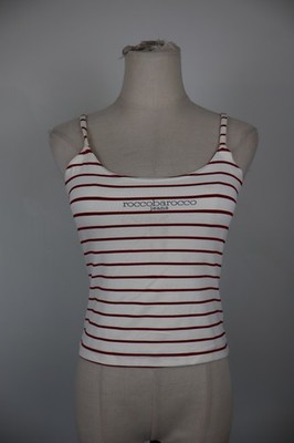 ROCCOBAROCCO SHIRT OBERTEIL UNTERHEMD DAMEN GR 44 WOMAN CASUAL VINTAGE T-SHIRT LOGO