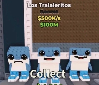 "Steal A Brainrot" Virtual Pet / Item Code For Roblox - Los Tralaleritos, 1-Hour Delivery If Online