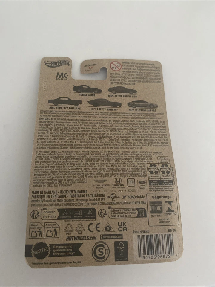 Hot Wheels Fast & Furious Villains 1966 Ford 427 Fairlane Red #3/5 Silver Series - image 2 of 3