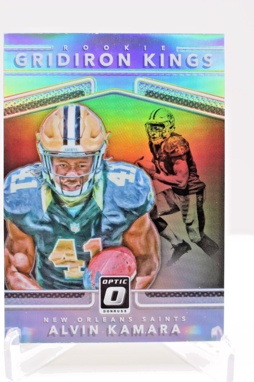 2017 Donruss Optic - Rookie Gridiron Kings Alvin Kamara #11 (RC)