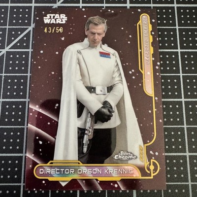 2024 Topps Chrome Star Wars Director Orson Krennic Galactic Empire #GE-3 43/50