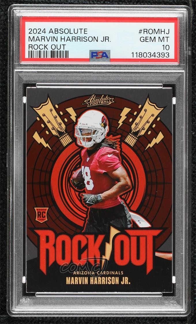 Marvin Harrison Jr. Panini Absolute Rock Out #ROMHJ Base