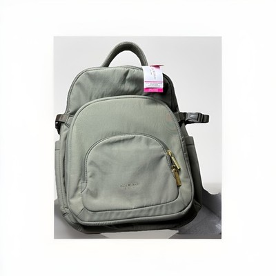 Isaac Mizrahi Backpack, Sage Green, Stanley Tumbler Pocket, Cooler Pouch, TikTok