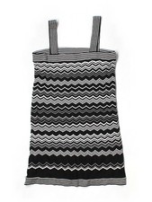 Women Missoni For Target Black White Chevron Jumper Sweater Dress Size XS