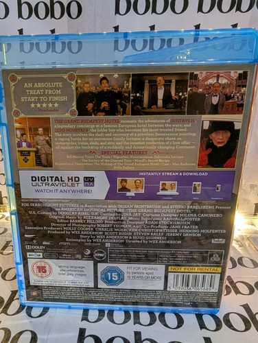 The Grand Budapest Hotel (Blu-ray, 2014) – Region Free – Pre-Owned - Picture 3 of 4