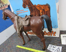 Vintage Marx Johnny West Thunderbolt Western Range Horse figure 2061C  Tackle