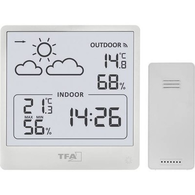 TFA Dostmann 35.1176.02 Wireless Weather Station CLEO Digital Weather Station without