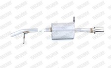 WALKER Endschalldämpfer Nachschalldämpfer 24284 für PEUGEOT 208 1 HDi CR8HR0