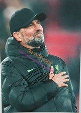 Jürgen Klopp Autographed signed photo