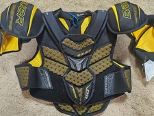 Pittsburgh Penguins Bauer Supreme MX3 Pro Stock BRAND NEW Shoulder Pads Small