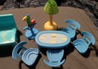 Peppa Pig House Furniture Lot Table Chairs Bed Oven Desk Lamp Parrot Polly Figur — photo 4