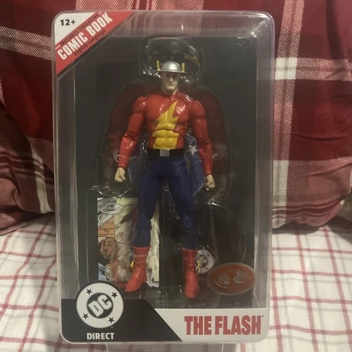 McFarlane Toys DC Direct Page Punchers The Flash (Jay Garrick) Platinum W/Comic