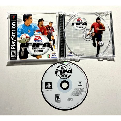 New ListingFIFA Soccer 2005 (PS1 PlayStation 1)works Complete CIB🔥Nice!