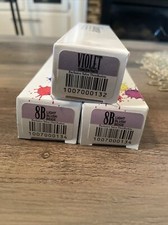 Tressa Colourage Permanent Gel Color 8B And VIOLET CONCENTRATE LOT OF 3
