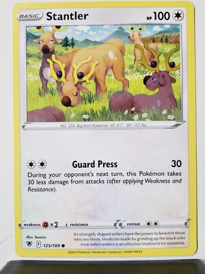 stantler pokemon card value Stantler (32/115) [EX: Unseen Forces]