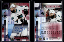 2021-22 Upper Deck Premier Red Auto #12 Brent Burns
