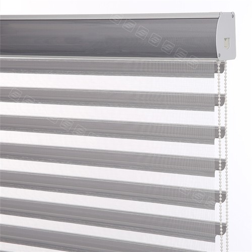 Shangri-La Roller Shades Zebra Sheer Blinds Corded Light Filtering Shades - Photo 14/25