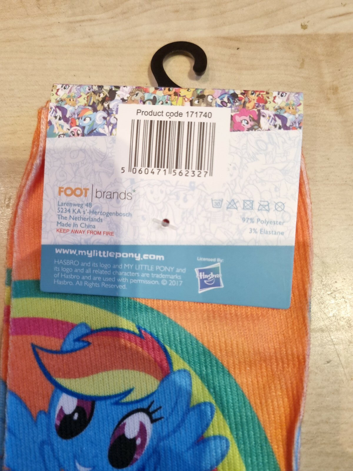 Calze My Little Pony nuove per bambina taglia 6 8