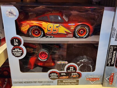 Disney Pixar Cars Build to Race Lightning McQueen Remote Control Car New 2024