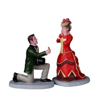 Lemax - The Proposal (2-Teilig) - Weihnachtsdorf Figur 2022 Heiratsantrag 22141