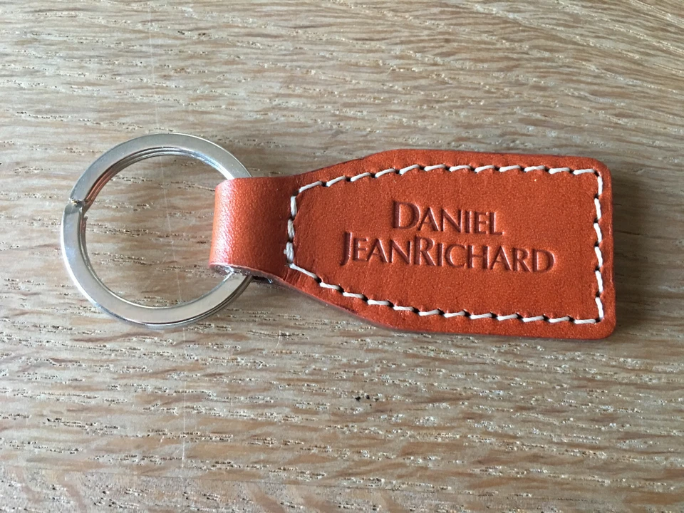 New - Key Chain Daniel Jeanrichard - Steel And Leather - Image 3 of 3