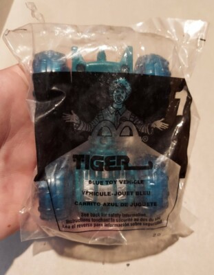 McDonalds Happy Meal Toy Sealed Tiger Blue Toy Vehicle #1 2000 NIP C111 