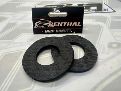Renthal Grip Donuts / Donutz Motocross MX Enduro Lenkerpolster - Grau Schwarz