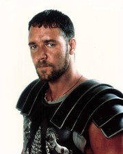 PHOTO CINEMA ACTEUR RUSSEL CROWE GLADIATOR TIRAGE ARGENTIQUE HD 25 x 20 CM