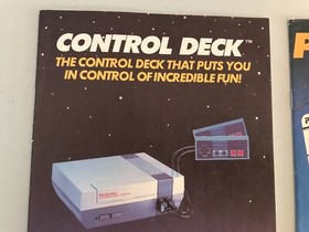 Nintendo Nes Power Pad & Control Deck Instruction Manuals Copyright 1988
