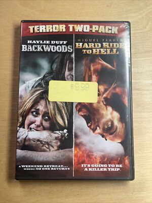 Terror Two-Pack: Backwoods & Hard Ride to Hell [2 Disc DVD] New Sealed