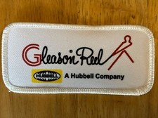 HUBBELL Company - Gleason Reel - Sew on Patch 2" x 4" NEW