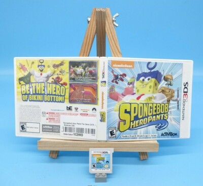 Spongebob Heropants · Nintendo 3DS ·TOP · getestet · OVP · NTSC-U/C USA Version 