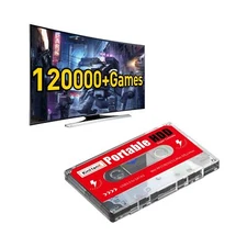 2TB Game Drive, USB 3.0, Built-in 120000+ Games, External Hard Drive Compatib...