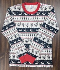 Hanna Andersson Disney Nightmare Before Christmas Fair Isle Pajama Top Adult SM