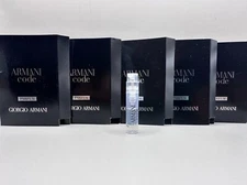 LOT OF 10 GIORGIO ARMANI CODE PARFUM 1.2ML*10