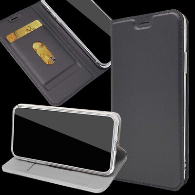 Handy Hülle Schutzhülle Handytasche Flip Case Cover Etui Kartenfach Samsung