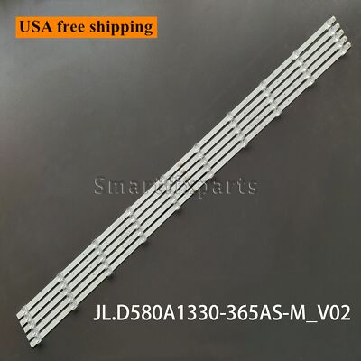 LED strip(10) JL.D580A1330-365AS-M_V02 for LC-58Q7330U 58H6550E LC-58Q620U 58R6E