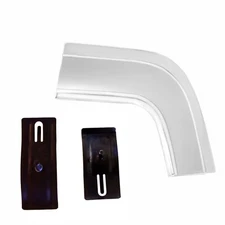 1964 Impala Rear Trunk Quarter Extension Cove Panel Molding Right w/Clips-M1724Y